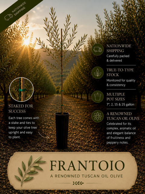 Frantoio Olive Trees