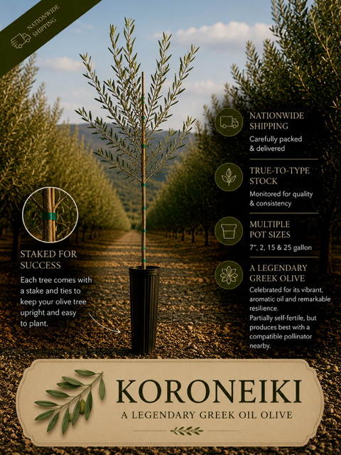 Koroneiki Olive Trees