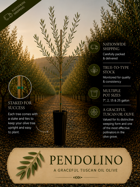 Pendolino Olive Trees