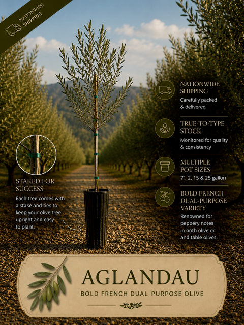 Aglandau Olive Trees