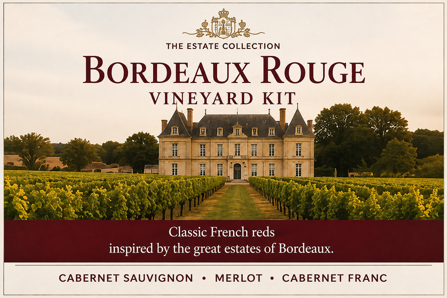 Bordeaux Rouge Vineyard Kit