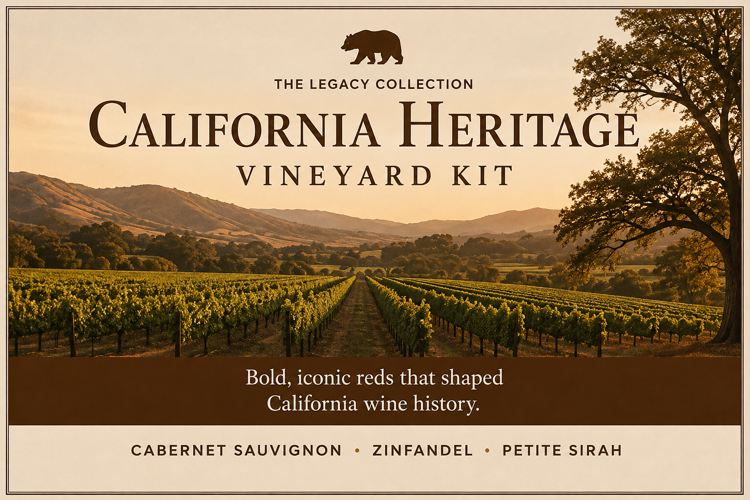 California Heritage Vineyard Kit