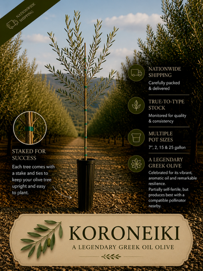 Koroneiki Olive Trees