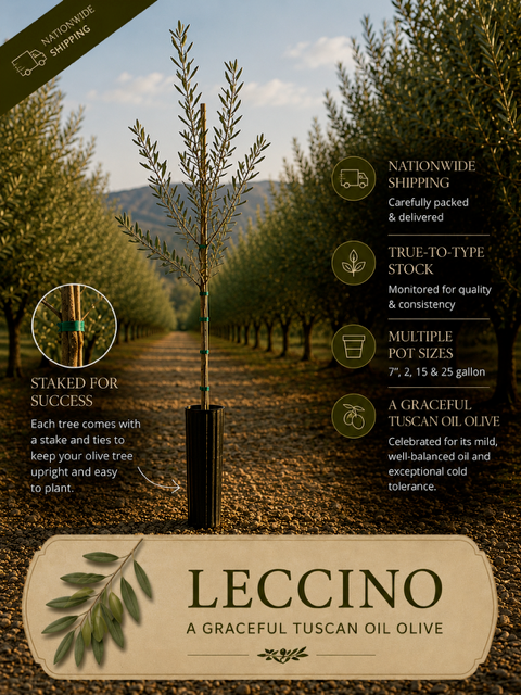 Leccino Olive Trees