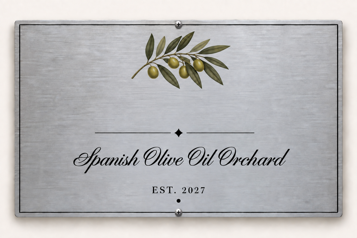 Custom orchard plaque preview