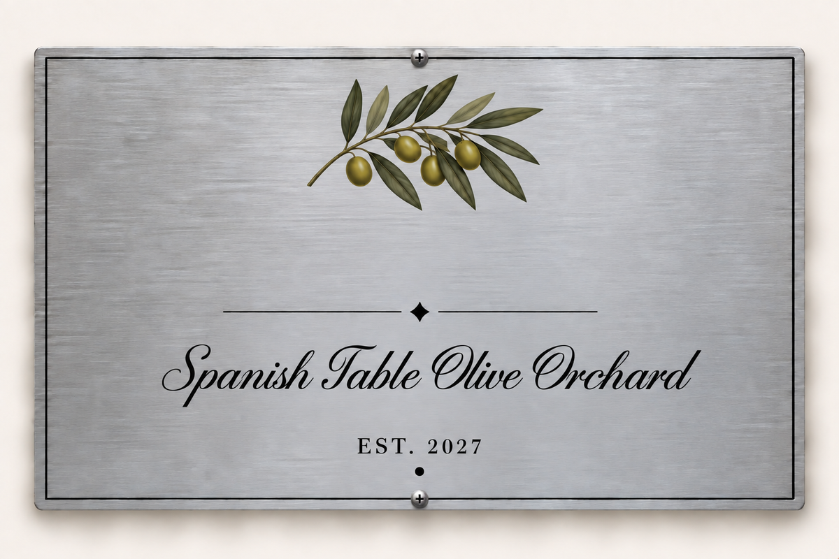 Custom orchard plaque preview