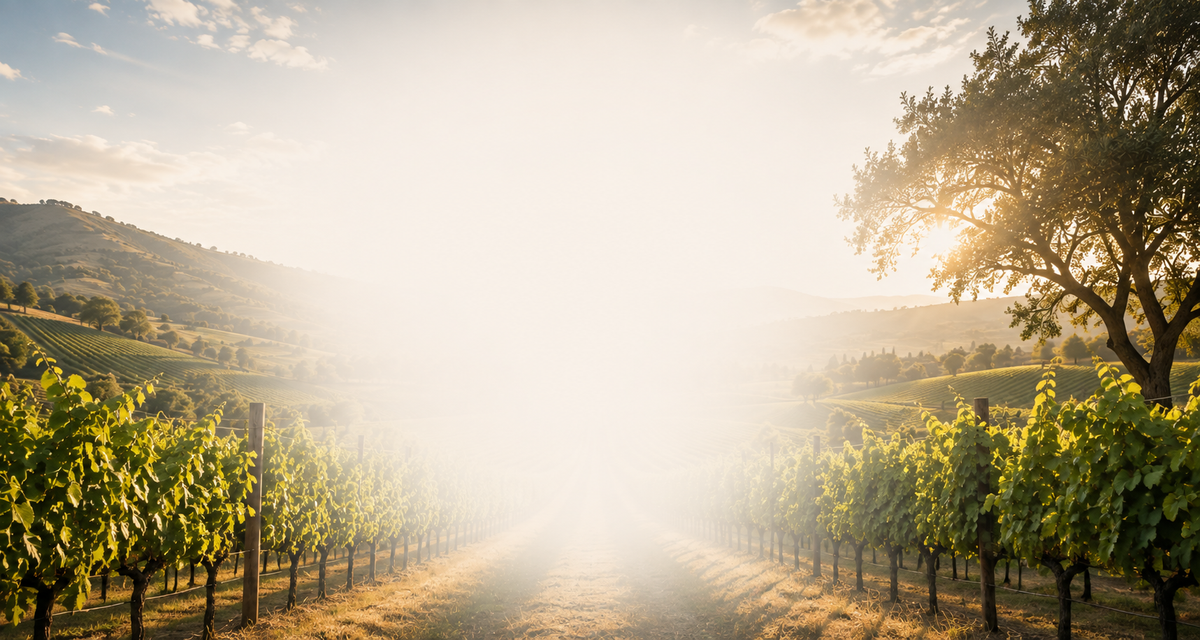 Backyard vineyard